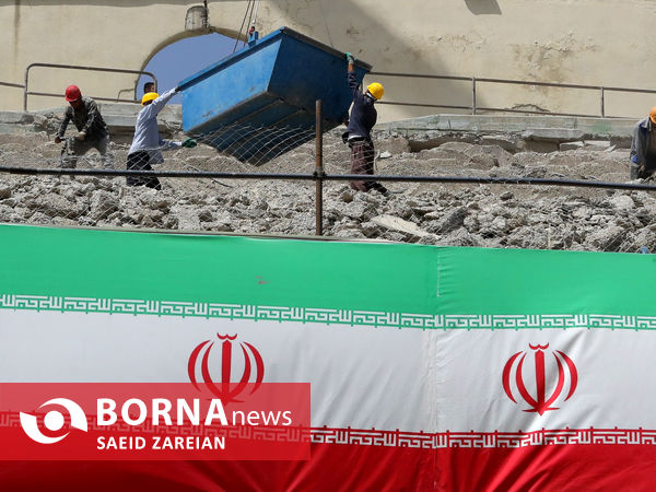 بازدید معاون رئیس جمهور و رئیس سازمان حفاظت محیط زیست از ورزشگاه آزادی