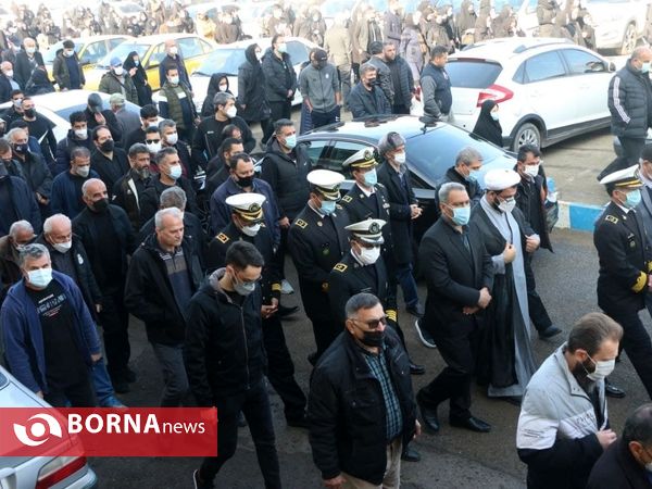 مراسم تشییع پیکر، علیرضا حسنی مقدم، مربی تیم نونهالان ملوان بندرانزلی