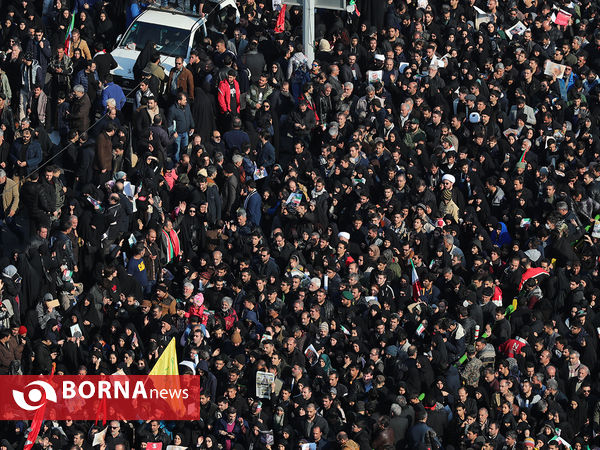 تشییع پیکر سردار شهید حاج قاسم سلیمانی در تهران