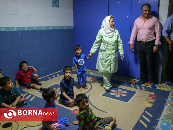 بازدید معاون وزیر ورزش و جوانان و اهالی ورزش از شیرخوارگاه آمنه