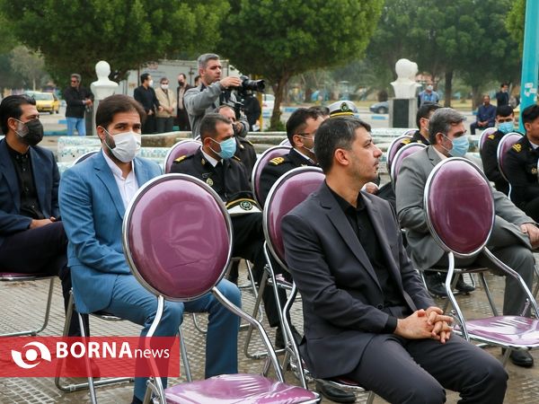 رونمایی از سردیس سردار سلیمانی در آبادان