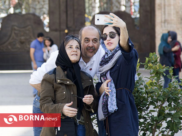 نوروز در تهران ((سردر باغ ملی))