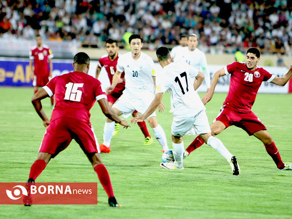 دیدار تیم های ایران - قطر