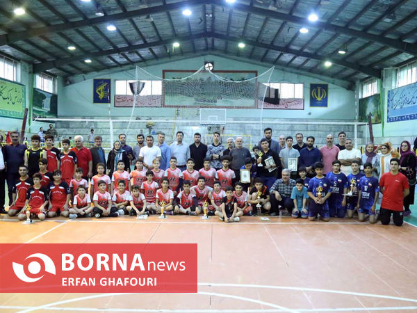 مسابقات والیبال بسیج رده نونهالان در ساری