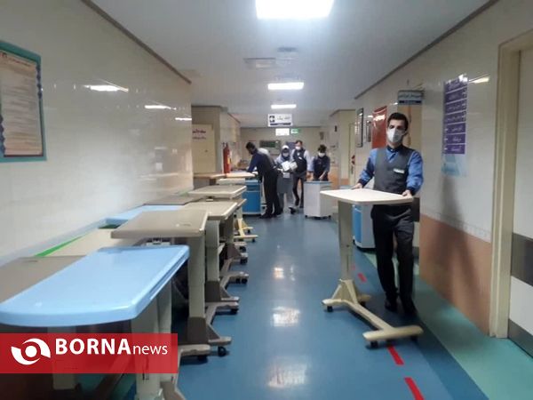 انجام عملیات واشینگ بیمارستان شهید بهشتی قم