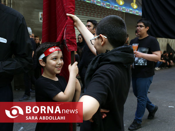عزاداری روز تاسوعای حسینی علیه السلام در بازار تهران 
