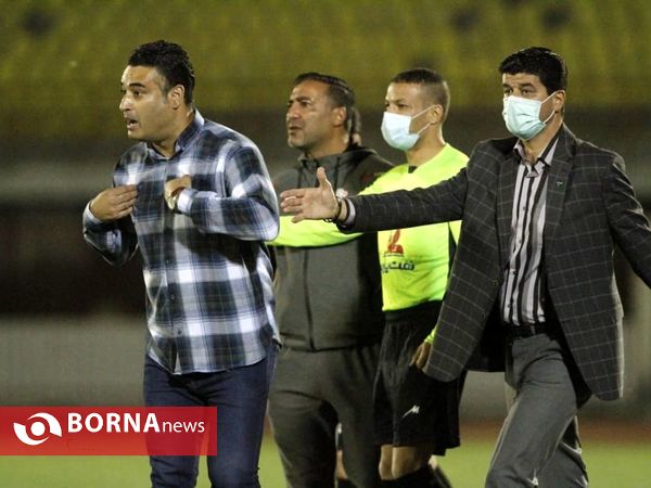 دیدار تیم های فوتبال سپیدرود رشت _ اسپاد تهران