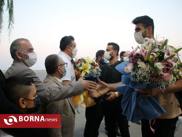 بازگشت والیبالیست‌های ارومیه قهرمان تیم ملی از مسابقات قهرمانی آسیا