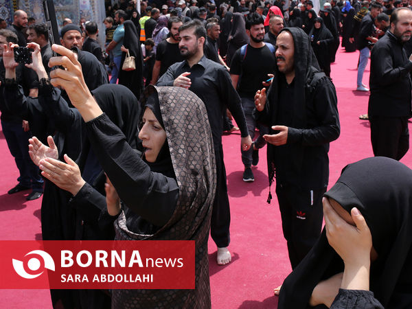 عزاداری تاسوعای حسینی در بین الحرمین