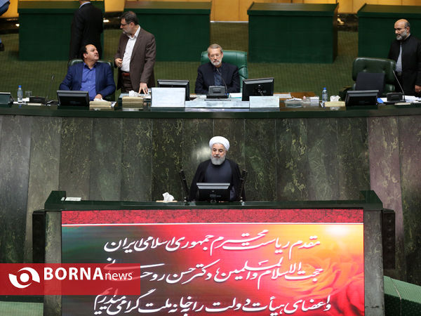 حضور رییس جمهوری در صحن علنی مجلس