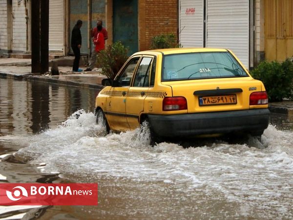آبادان ۲۴ ساعت پس از بارندگی