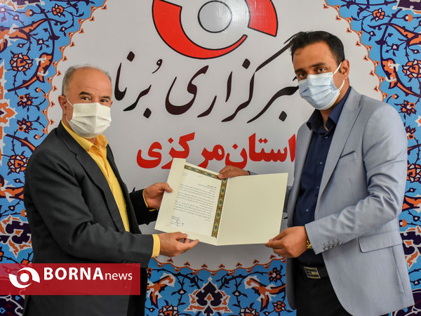 حضور فرماندار اراک در خبرگزاری برنا