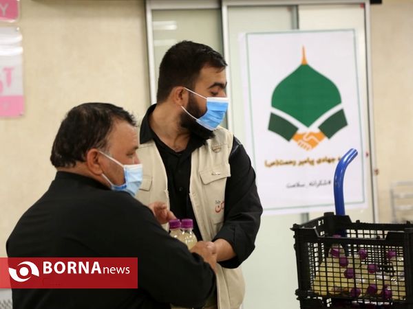 حضور نیروهای داوطلب جهادی گروه پیامبررحمت _ بیمارستان فیروز آبادی شهرستان ری