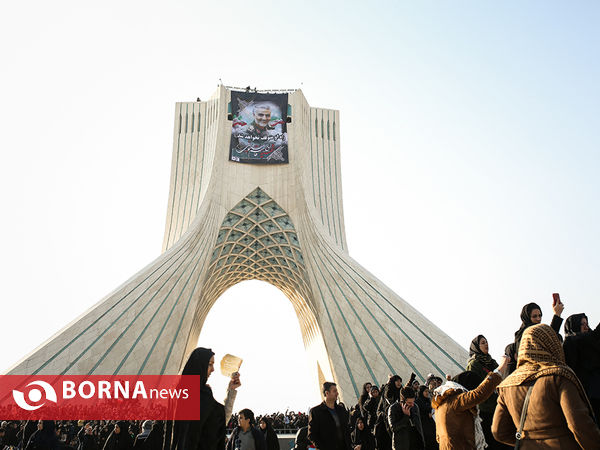 تشییع پیکر سردار شهید حاج قاسم سلیمانی در تهران