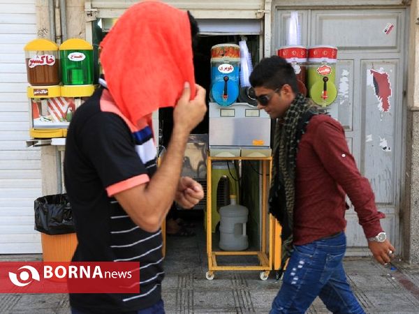 گرمای هوا در اهواز