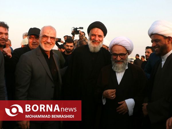 مانور آغاز عملیات خدمات رسانی به زوار اربعین در شلمچه