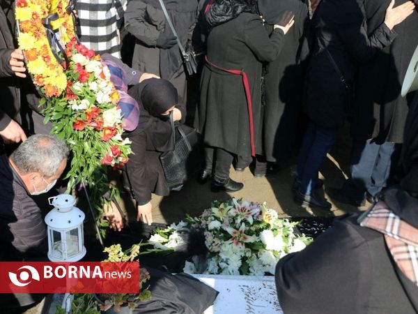 مراسم تشییع پیکر، علیرضا حسنی مقدم، مربی تیم نونهالان ملوان بندرانزلی