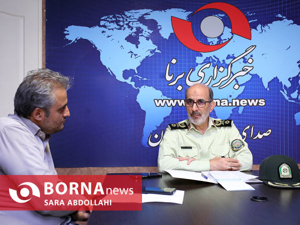 حضور فرمانده قرارگاه مرکزی مهارت آموزی نیروهای مسلح در خبرگزاری برنا
