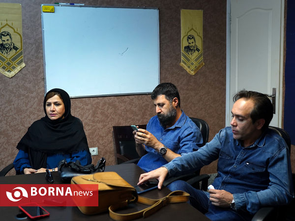 حضور عوامل فیلم خوشنام در خبرگزاری برنا