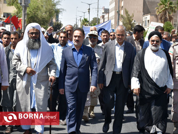 راهپیمایی روز جهانی قدس در زاهدان