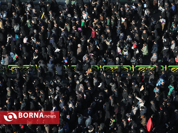 تشییع پیکر سردار شهید حاج قاسم سلیمانی در تهران