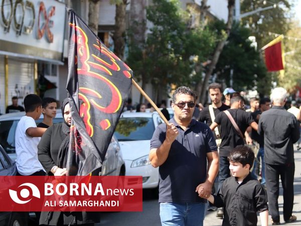 پیاده روی جاماندگان اربعین در بندرانزلی