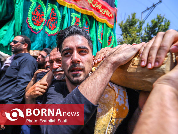 مراسم نخل گردانی و عزاداری در خمین