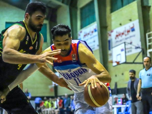 دیدار تیم های بسکتبال نبوغ - کاله