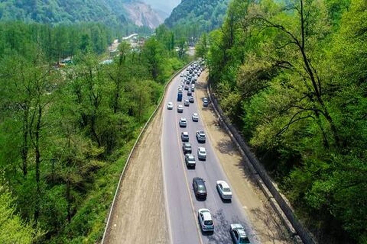 ترافیک سنگین در محورهای مواصلاتی شمال کشور