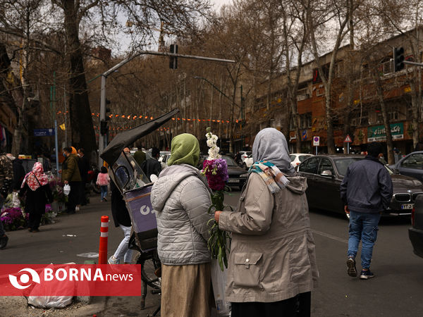 میدان تجریش تهران در آستانه سال نو