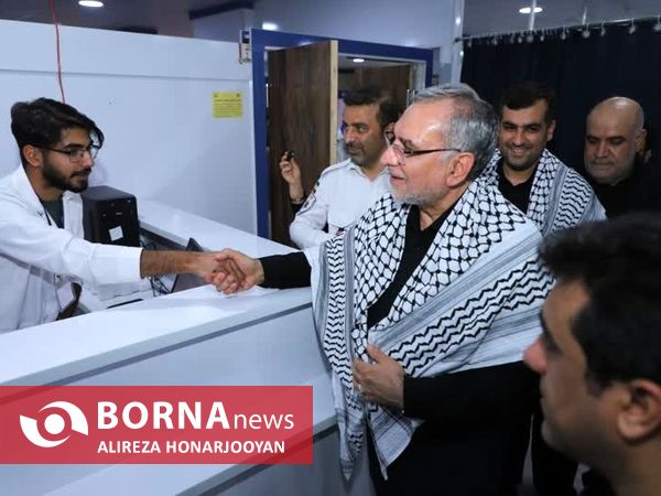 سفر وزیر بهداشت به مرز شلمچه