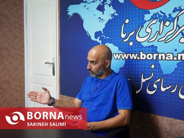 حضور  رامین محرم نژاد در خبرگزاری برنا 