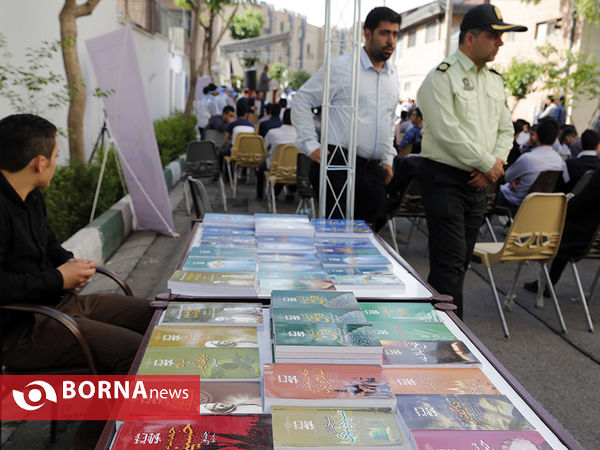 مراسم گلباران محل شهادت استاد مطهری