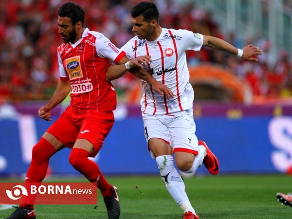 دیدار تیم های فوتبال پرسپولیس- سپیدرود رشت