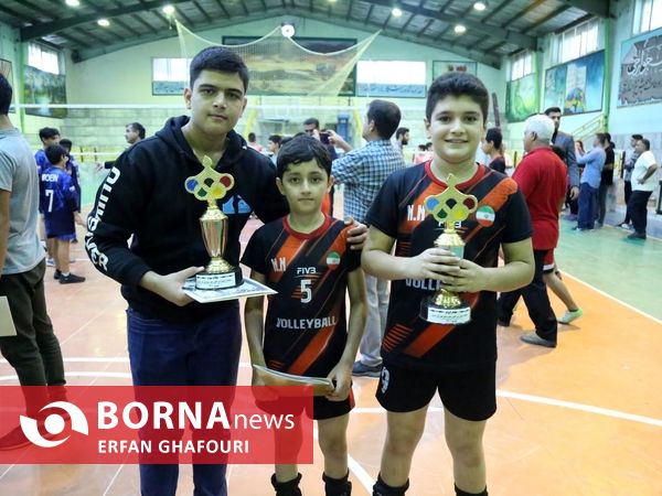 مسابقات والیبال بسیج رده نونهالان در ساری