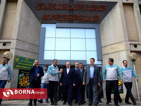 بازدید وزیر ورزش و جوانان از شرکت فولاد مبارکه