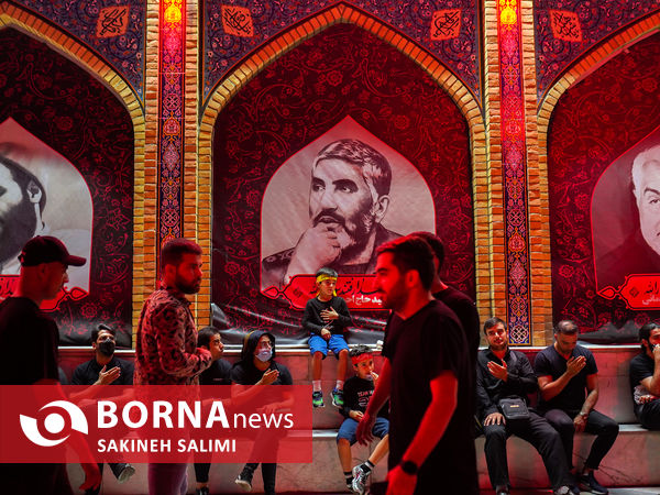 حال و هوای شب چهارم محرم در میدان تجریش