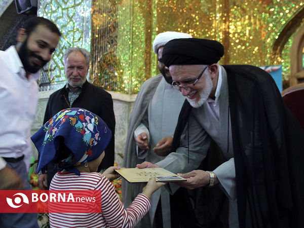 مراسم تجلیل از جانبازان در حرم سیدعلاالدین حسین (ع)