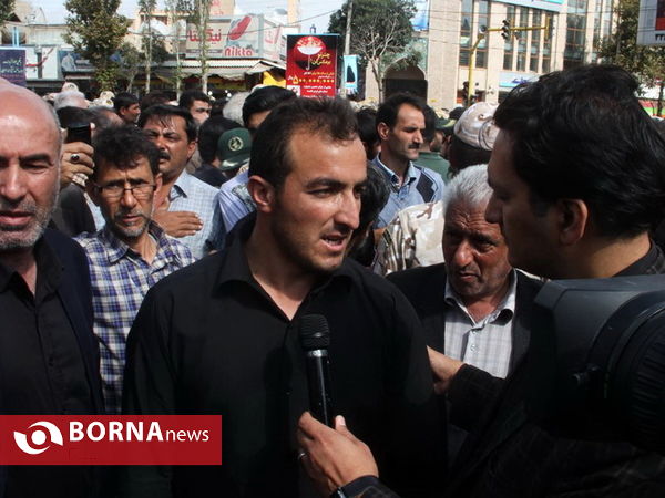 تشییع پیکر جانباختگان منا در اردبیل