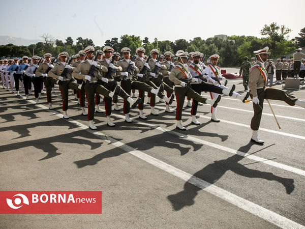 صبحگاه مشترک دژبان کل آجا