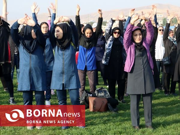 همایش پیاده روی و ورزش صبحگاهی جامعه ورزش آذربایجان‌غربی