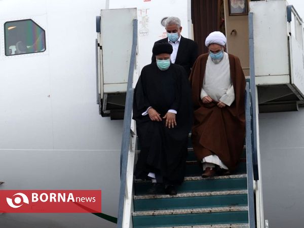 ورود رییس جمهور به رشت