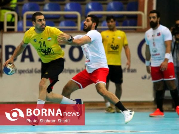 دیدار تیم های هندبال الکویت کویت - سپاهان