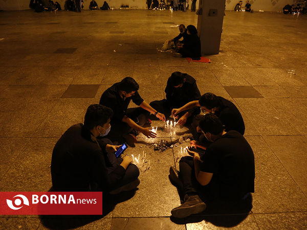 مراسم شام غریبان در میدان امام حسین (ع)
