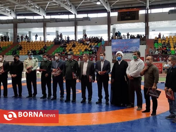 برگزاری مسابقات کشتی آزاد نونهالان کشور در الیگودرز