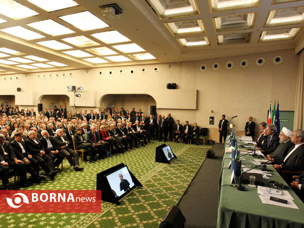 رییس جمهوری در نشست تجاری ایران و ایتالیا