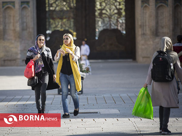 نوروز در تهران ((سردر باغ ملی))