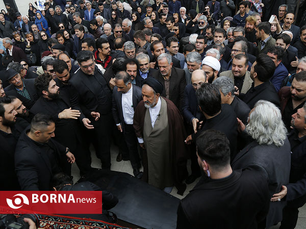 تشییع پیکر مرحوم جمشید مشایخی