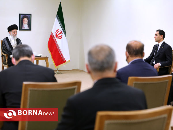 دیدار رییس‌جمهوری ترکمنستان با رهبر انقلاب