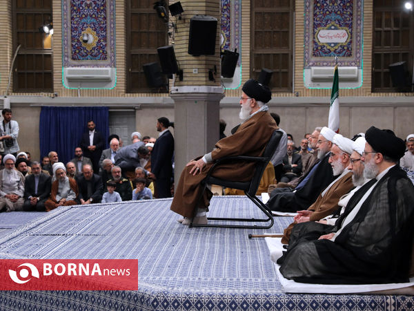 دیدار مسئولان نظام و میهمانان کنفرانس وحدت اسلامى‌ با رهبر انقلاب